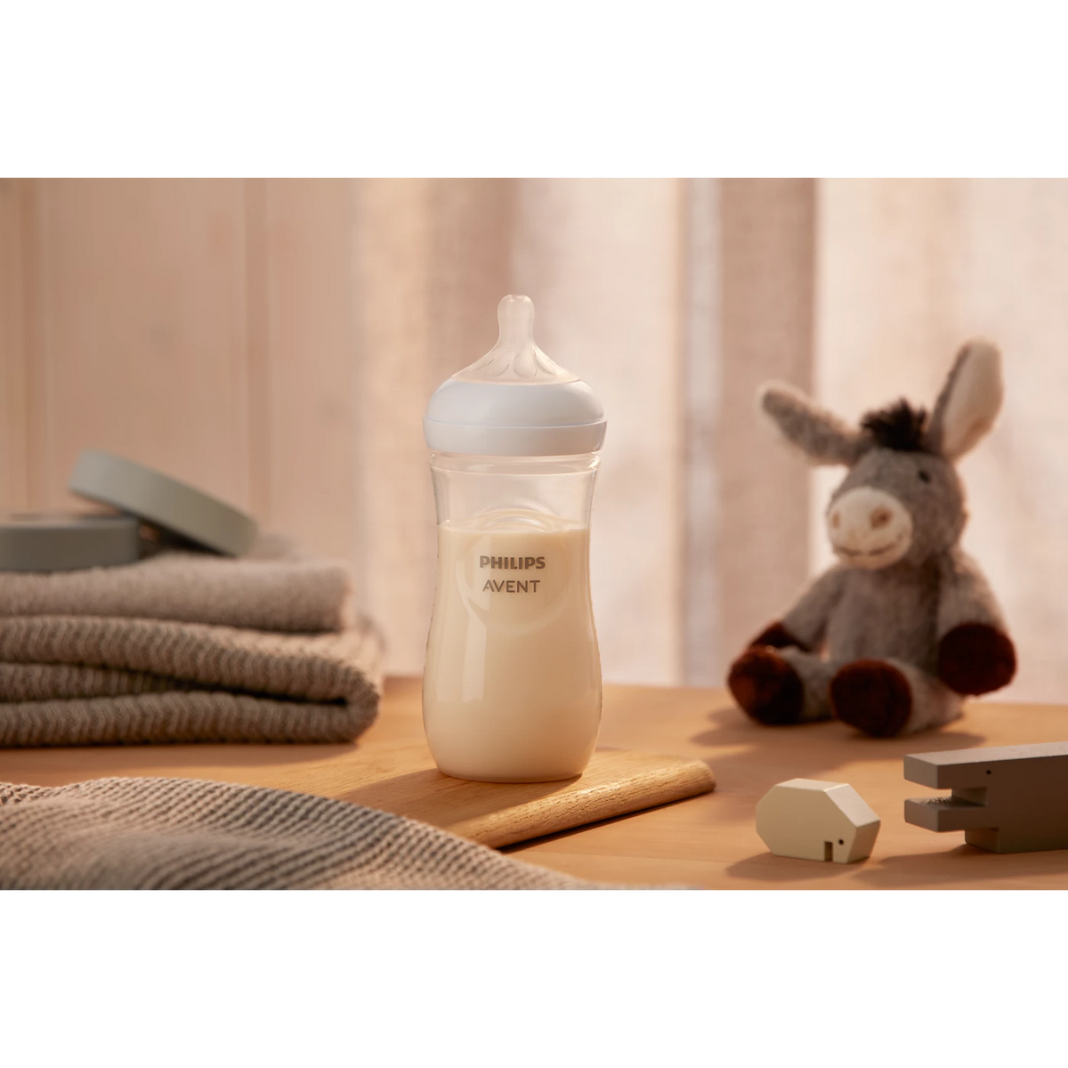 Philips Avent Natural Response sutteflaske plastik 330ml, flow 4 - hurtig