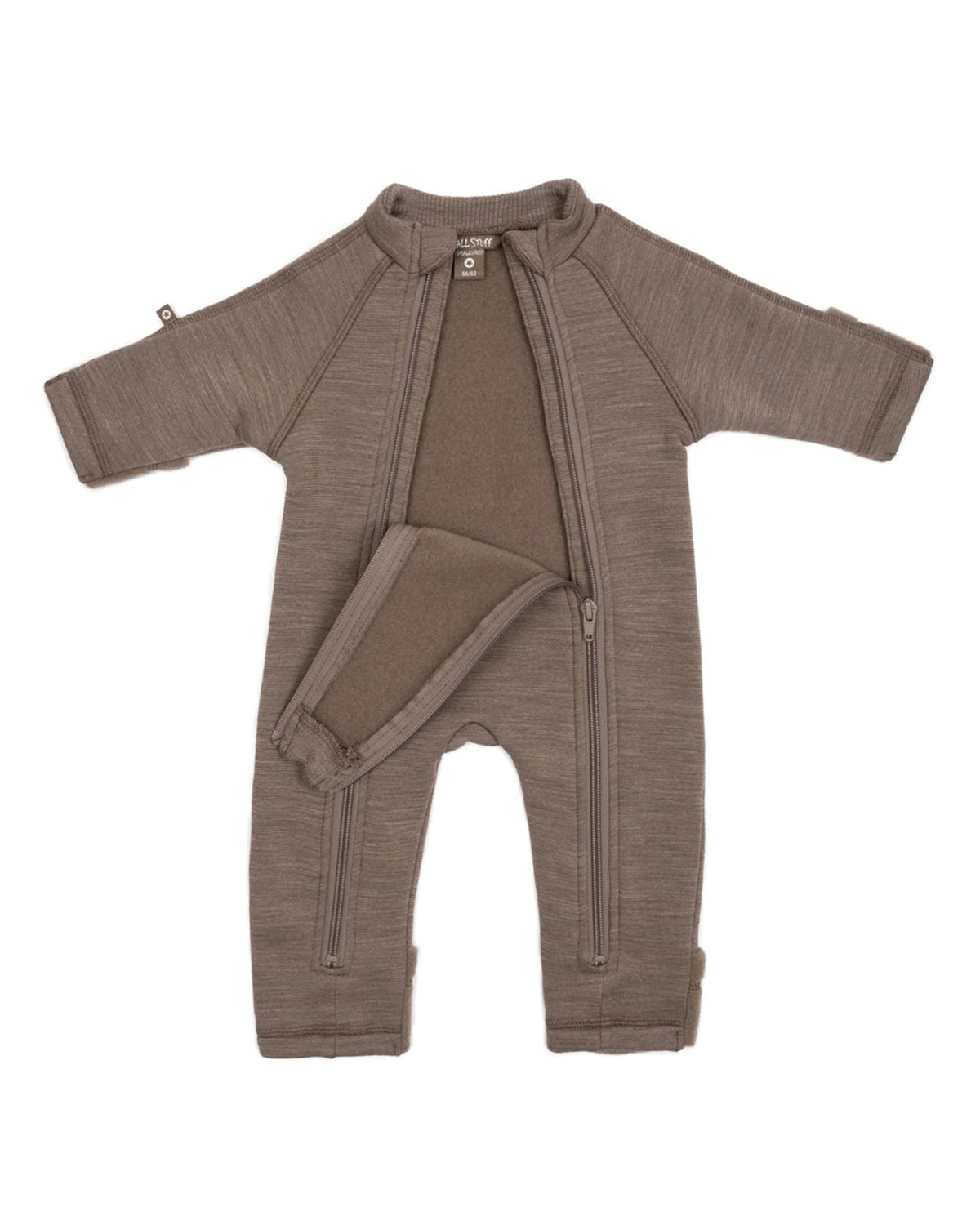 Smallstuff Heldragt, uld fleece, natur melange