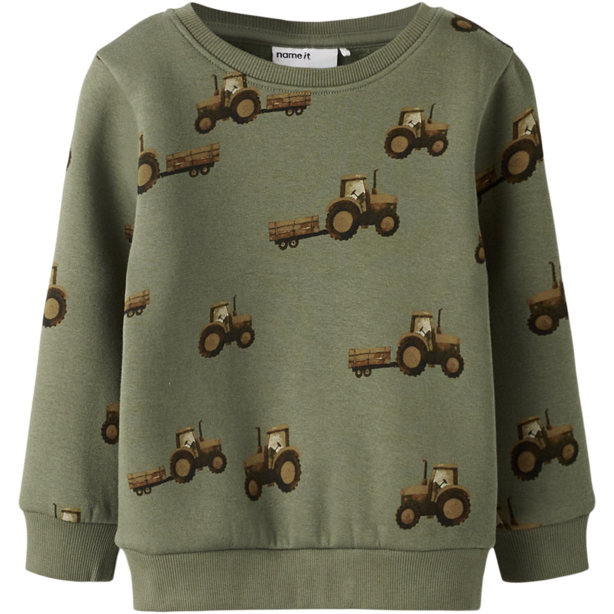 Name It Dusty Olive Nmmopa Ls Swe Bru