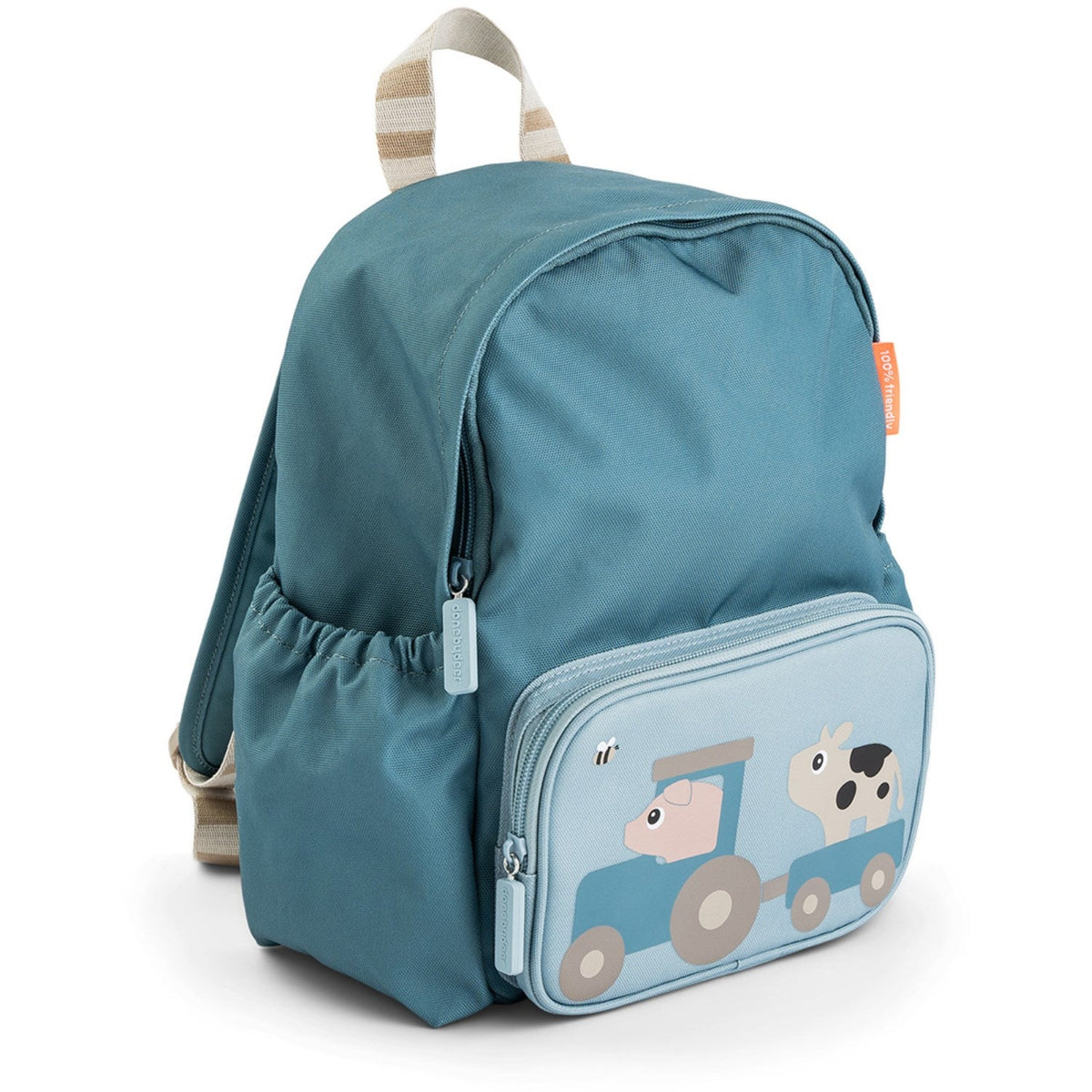DonebyDeer Blue Børnerygsæk Tiny Farm 7,5 L