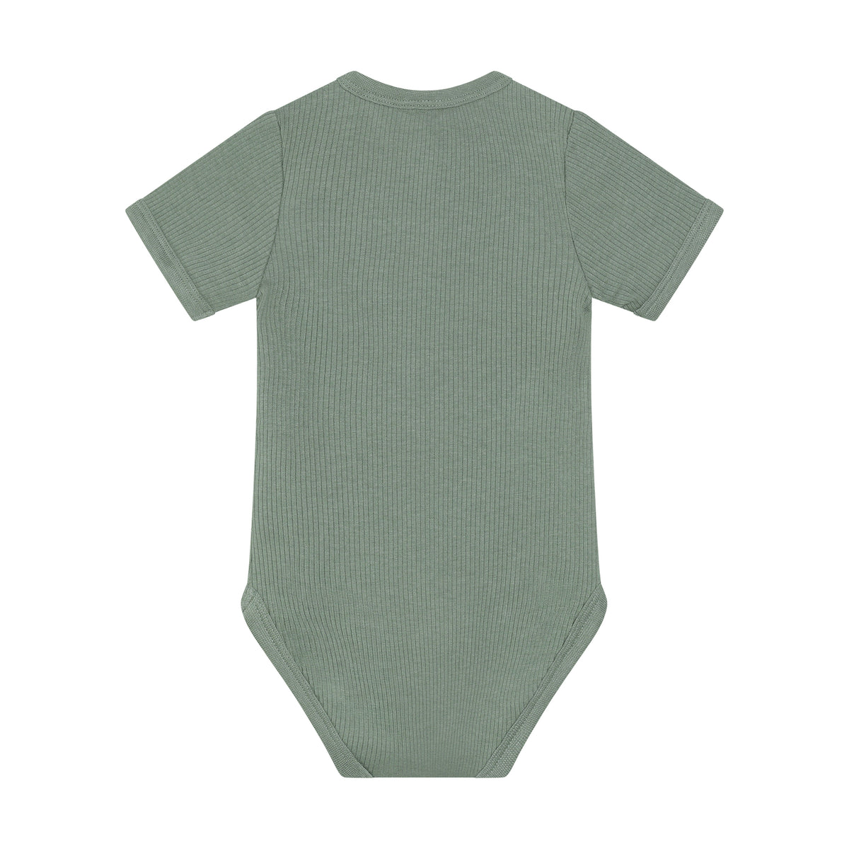 Minymo - grøn kort ærmet rib body 114345