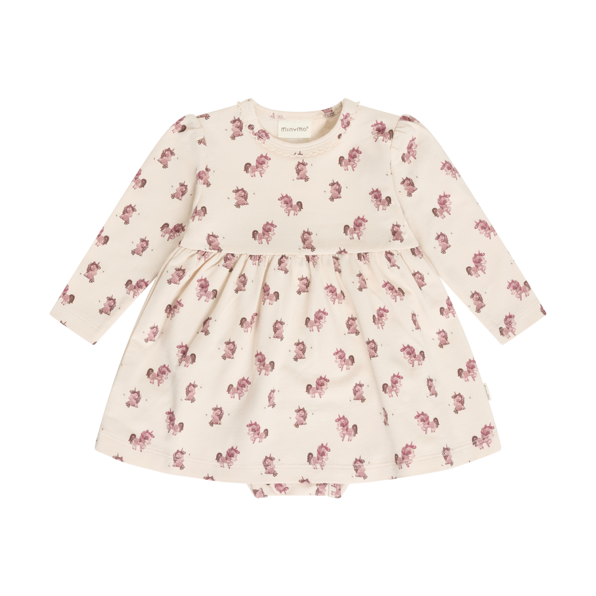 Body Dress LS AOP Sweat - Pink Tint