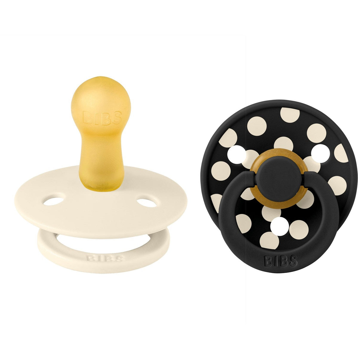 Bibs Ivory/Black Sut Studio Colour 2-Pak Polka Latex