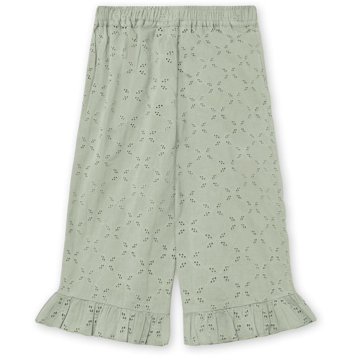 Fliink Aqua Gray Harper Ruffle Bukser