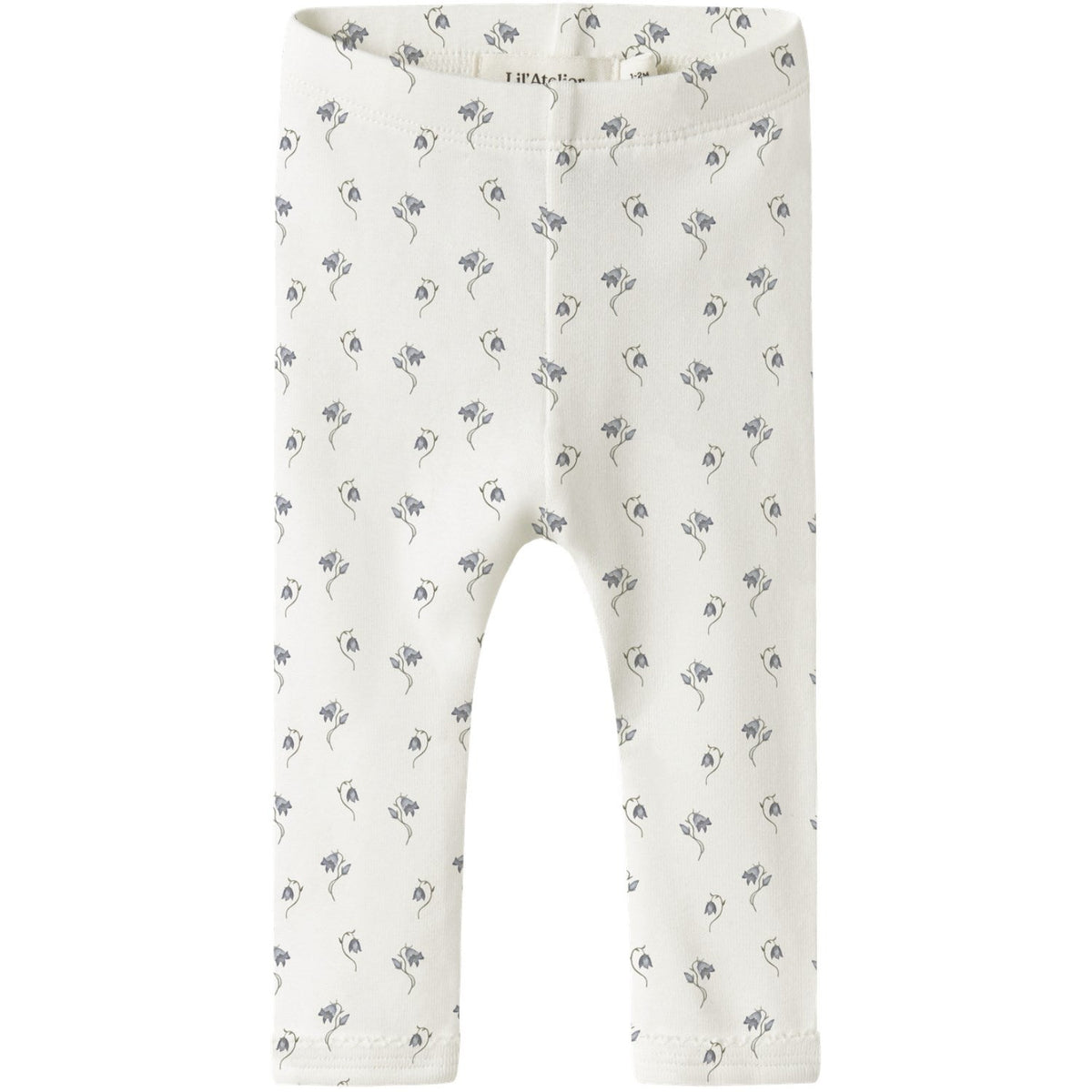Lil'Atelier Coconut Milk Bell Flower Nbfgayo Sag Slim Leggings Lil