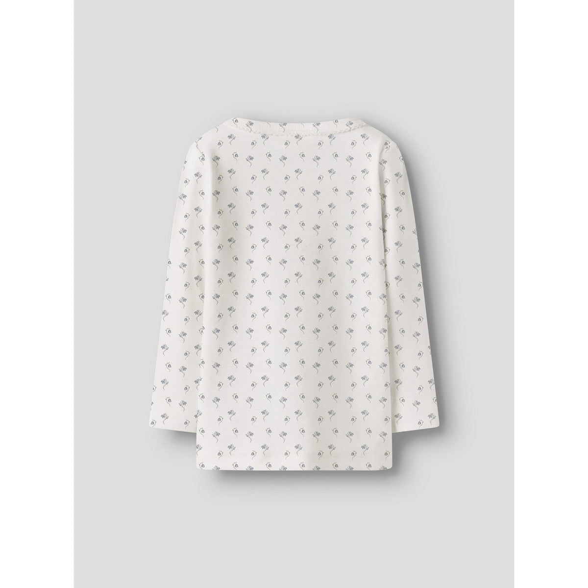 Lil'Atelier Coconut Milk Bell Flower Nmfgayo Sag Ls Slim Top Lil