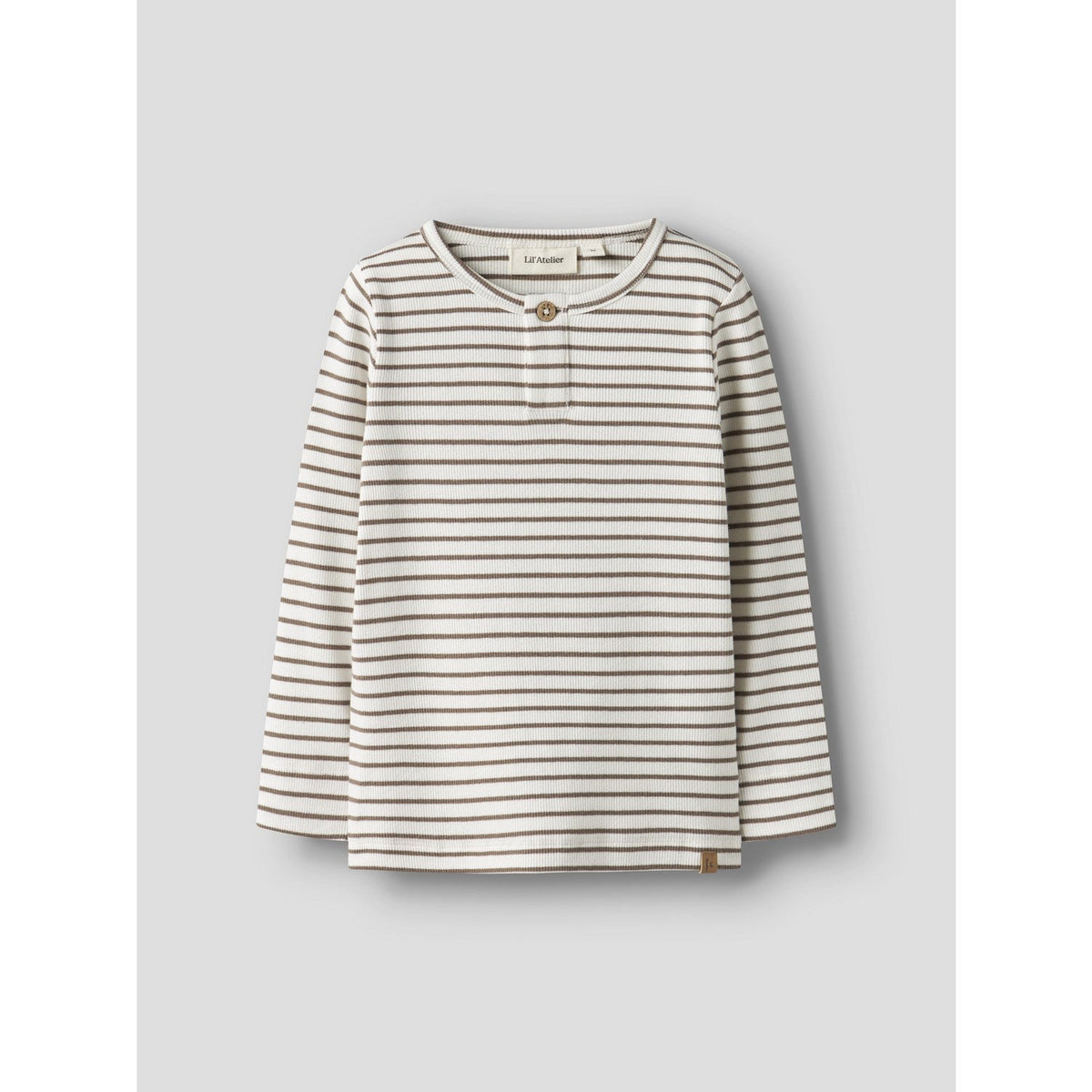 Lil'Atelier Coconut Milk Nmmtonto Tor Ls Slim Top Lil