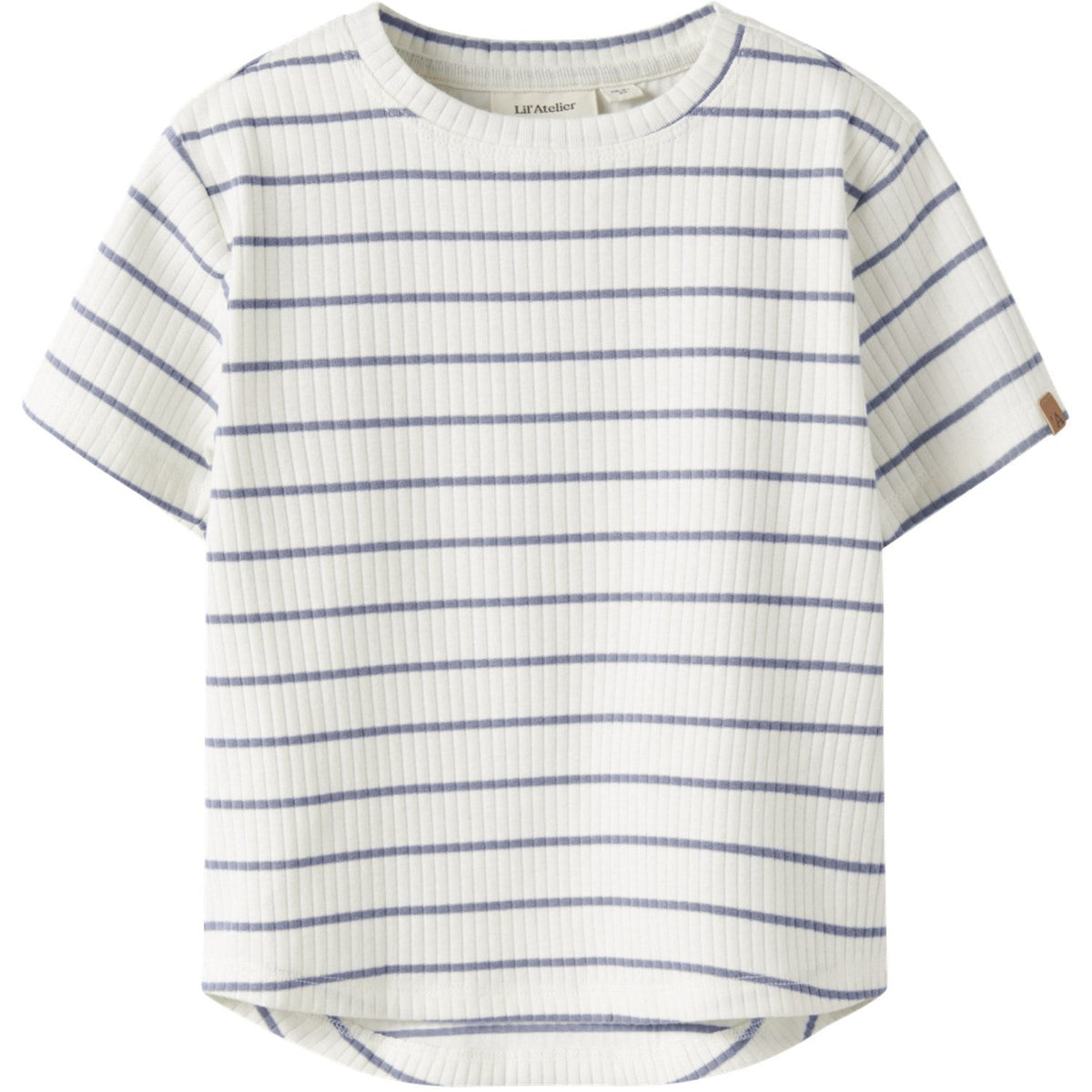 Lil'Atelier Coconut Milk Zen Blue Nmmkail Ss Top Lil Noos