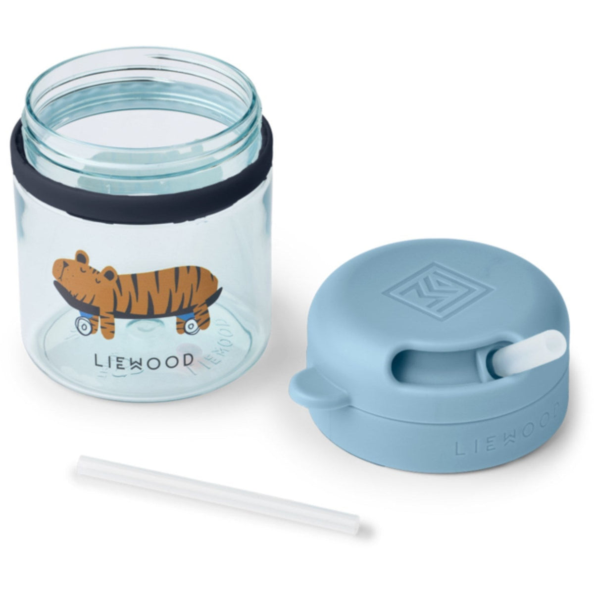 LIEWOOD Fun / Beach Blue Pavia Tritan Sugerør Kop 280Ml