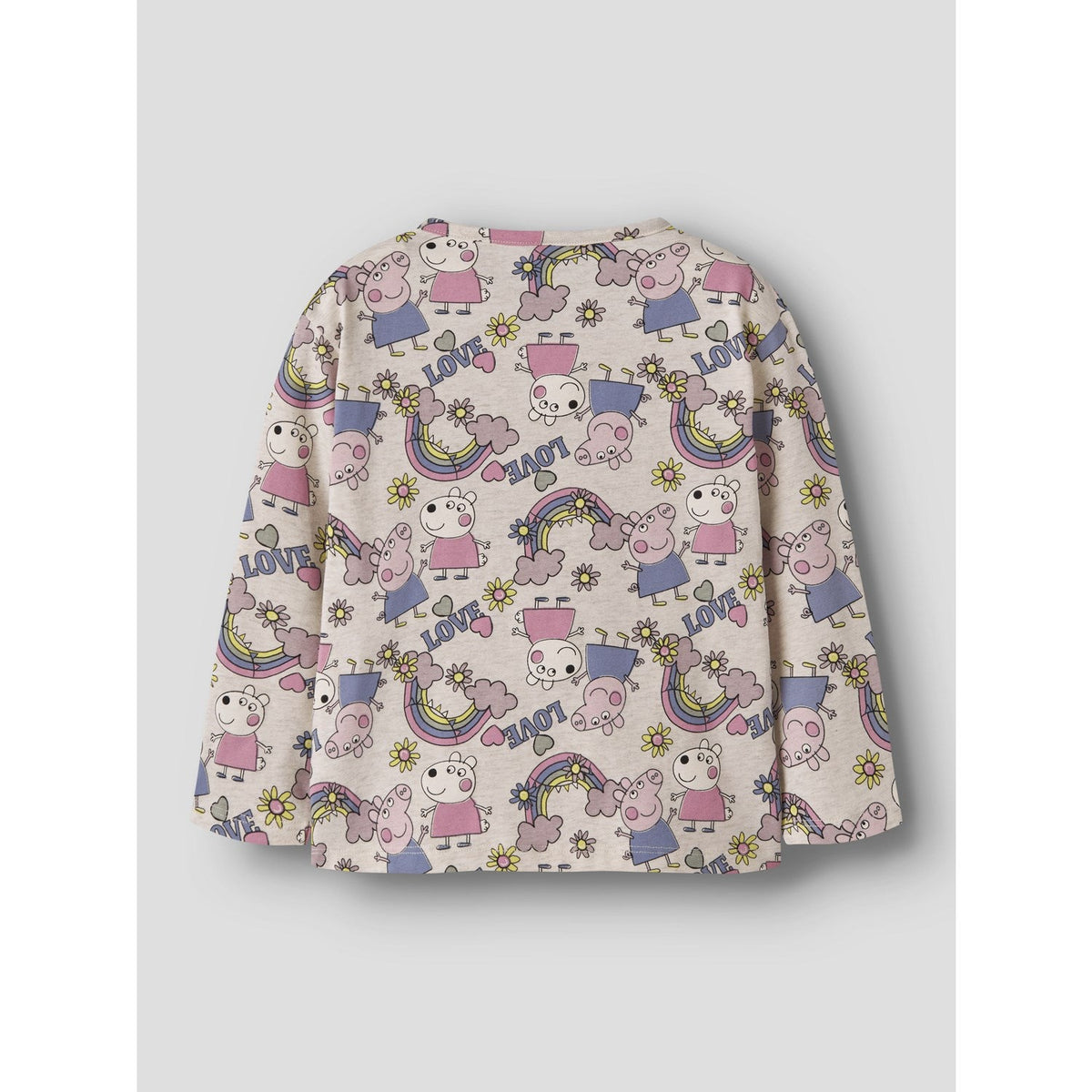 Name It Peyote Melange Nmfdarsy Peppa Ls Nreg Top Cplg