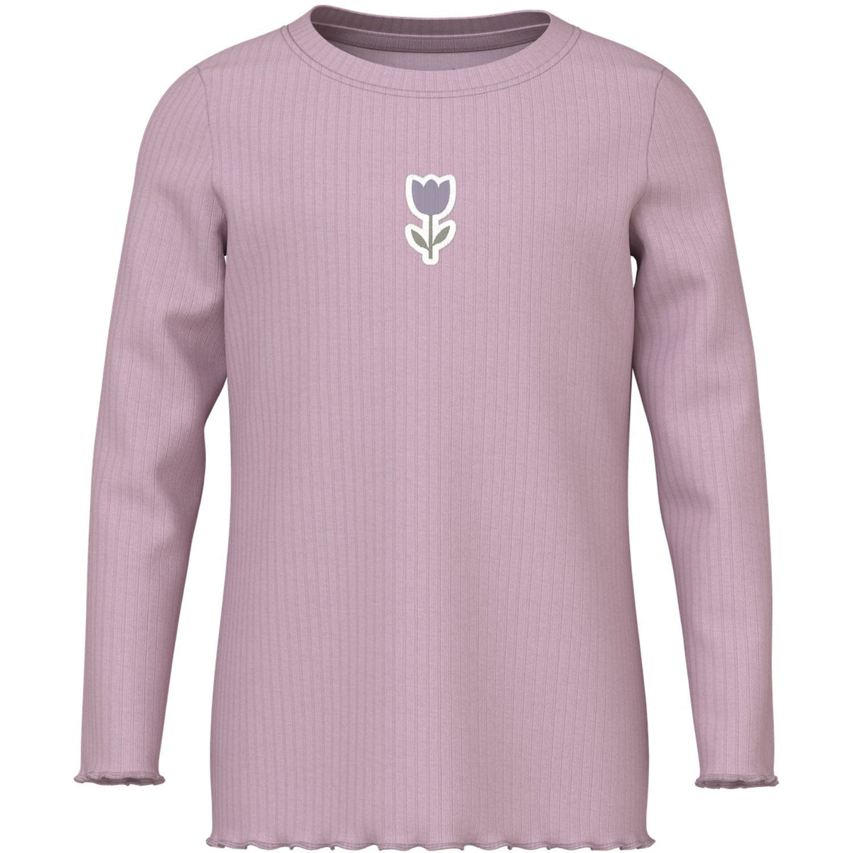 Name It Dawn Pink Tulip Nmfvemma Ls Slim Top