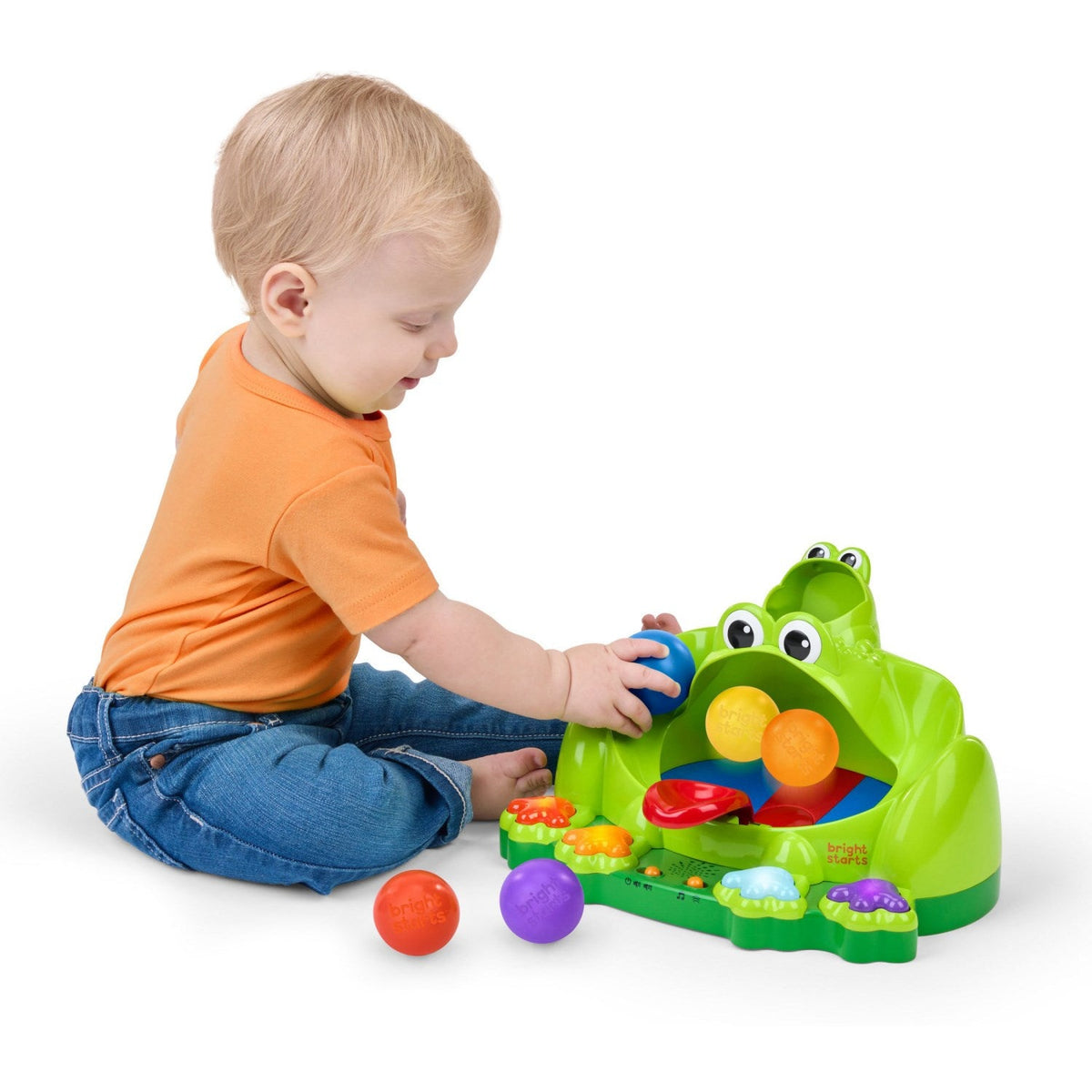 Bright Starts Poppin' Bold Frog™ Bold Play Legetøj