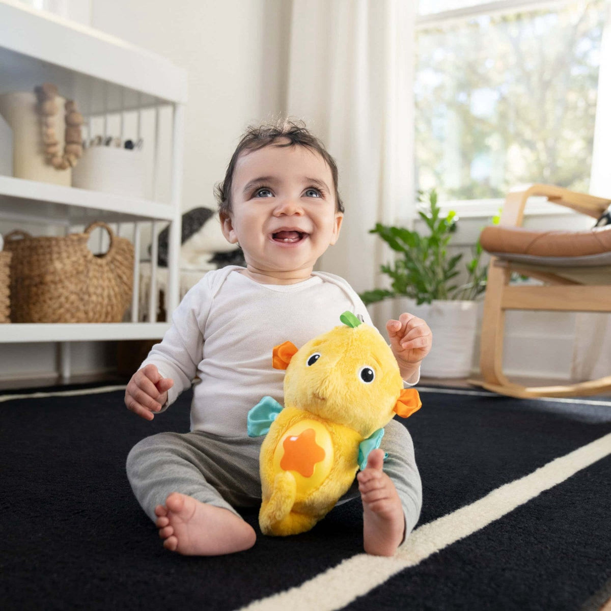 Baby Einstein Yellow Sea Dreams Seahorse™ Plys Soother