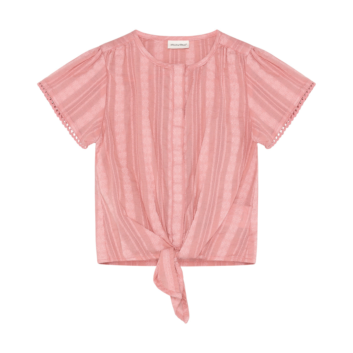 Minymo - Koralfarvet bluse 124304