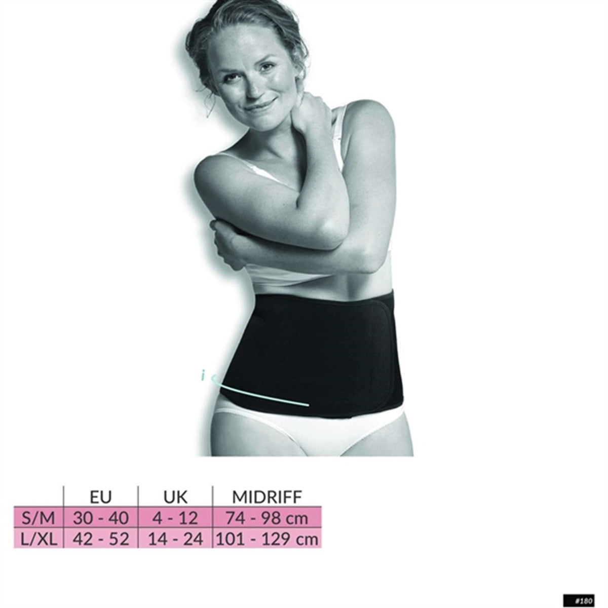 Carriwell Belly Binder Mavebælte Sort