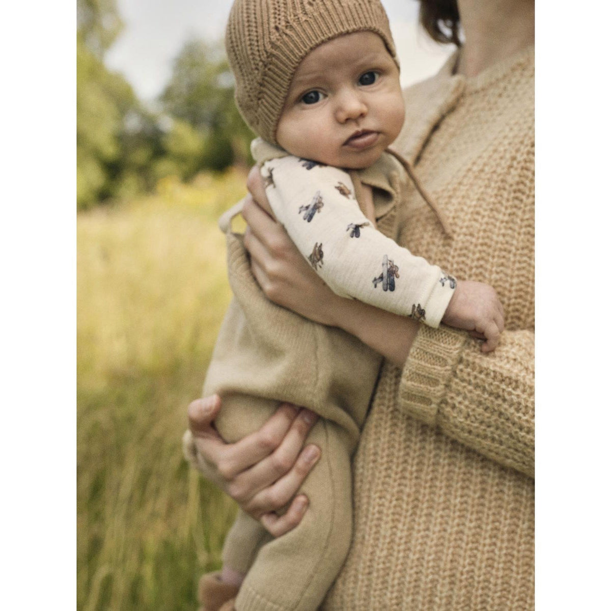 Lil'Atelier Turtledove Melange Nbmnalu Wo/Mo Ls Slim Body Lil Noos