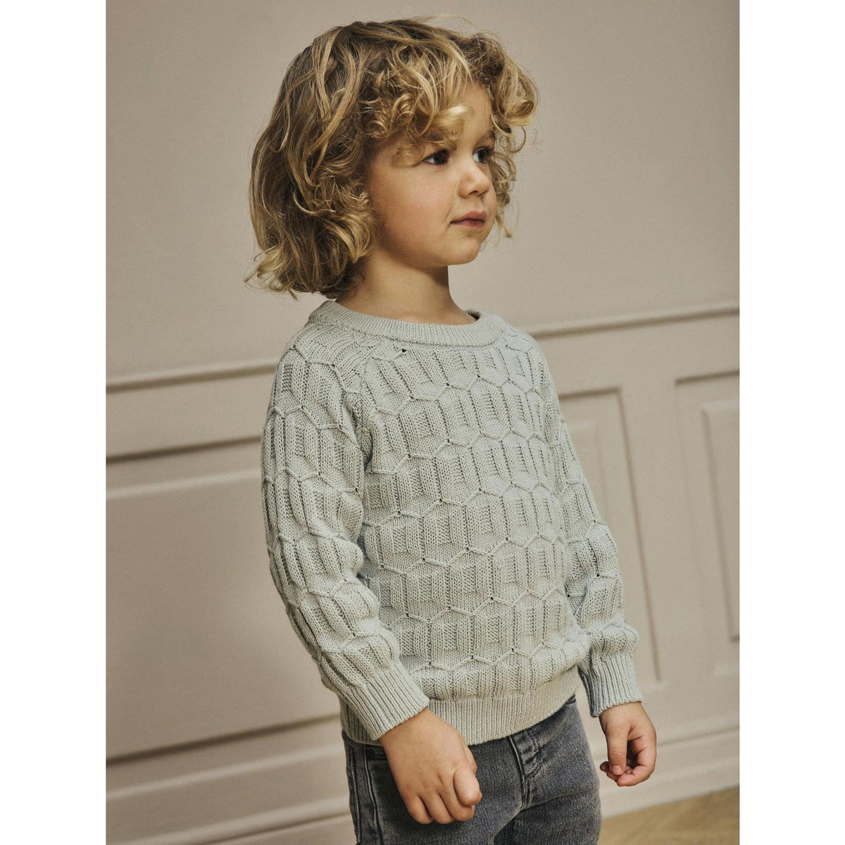 Lil'Atelier Pigeon Nmmollie Ls Strik Lil