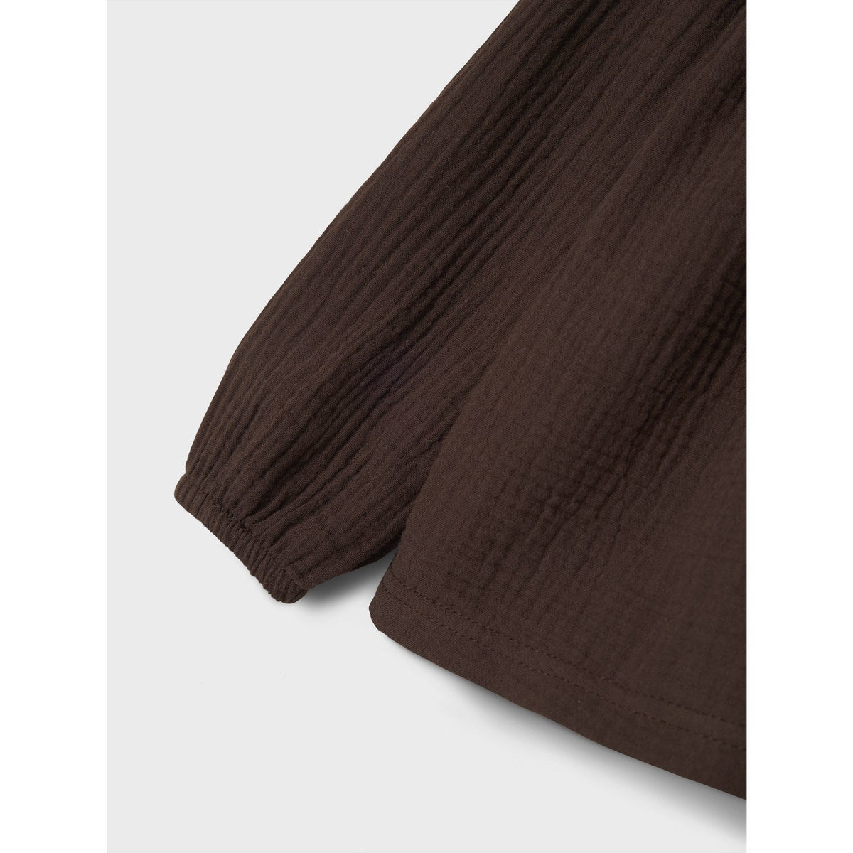 Name It Seal Brown Nmfolyssa Ls Bluse