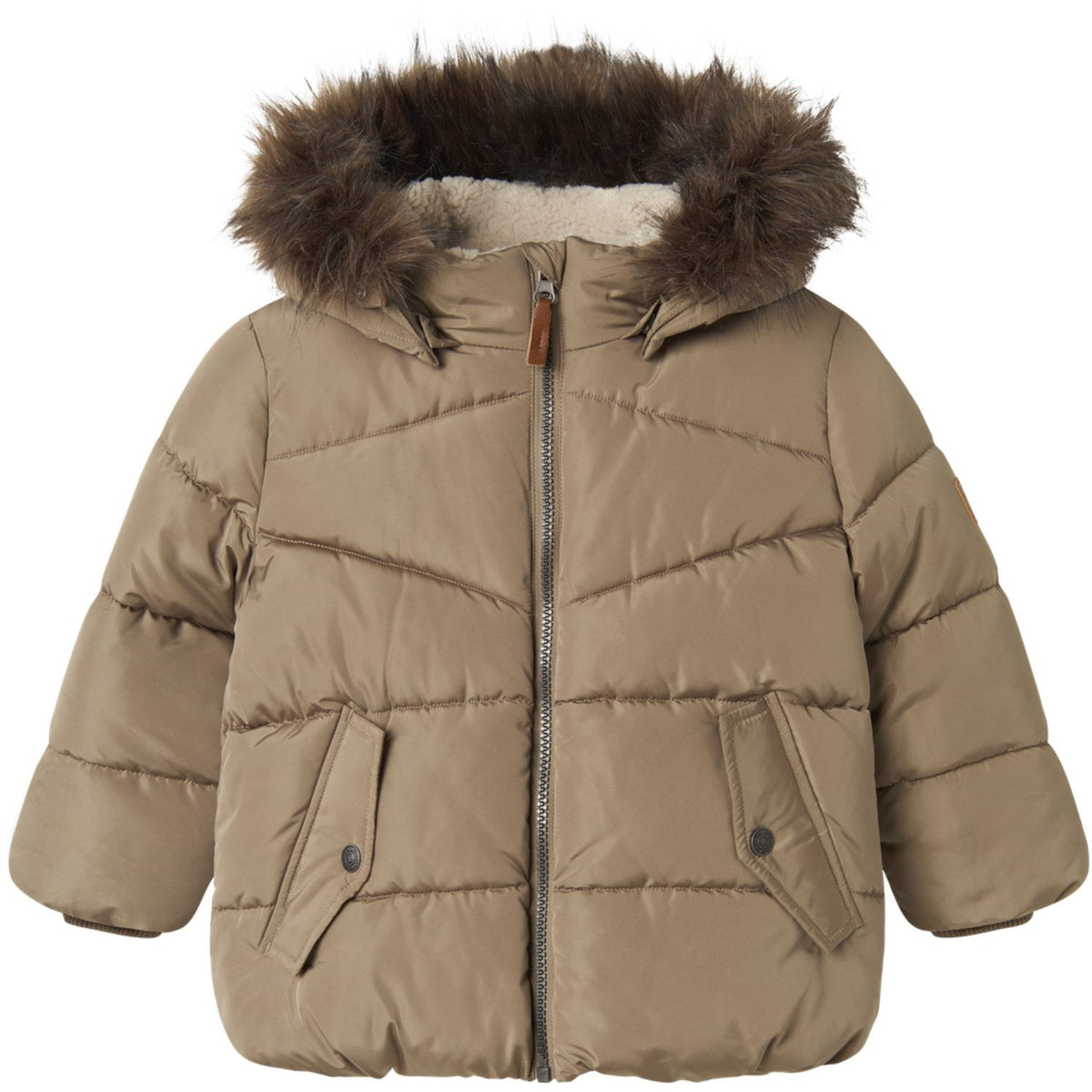 Name It Timber Wolf Nmmmathew Puffer Jacket1