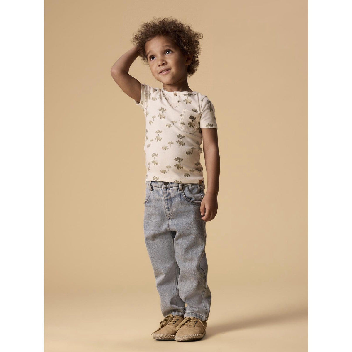 Lil'Atelier Coconut Milk Rhino Nmmlayo Ss Slim Top Lil