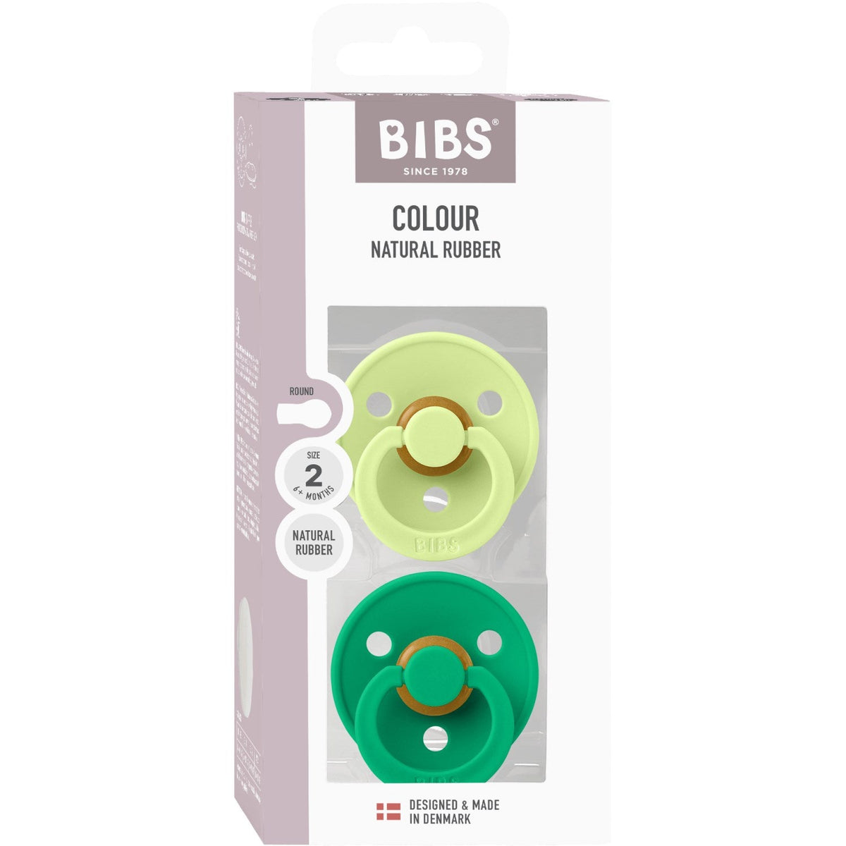 Bibs Matcha/Cactus Sut Colour 2-Pak Latex