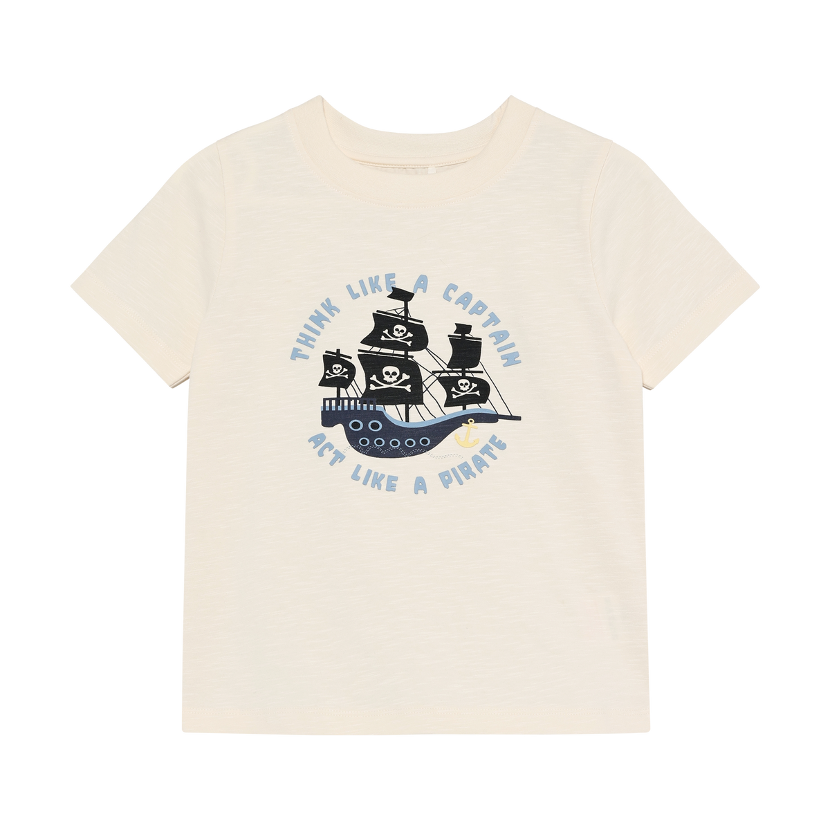 Minymo - Sand T-shirt med pirat 134228