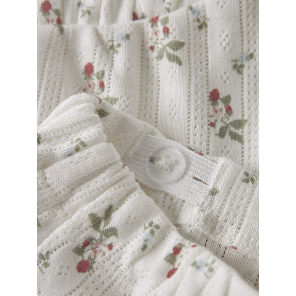 Lil'Atelier Coconut Milk Strawberry Nbfrachello Loose Shorts Lil