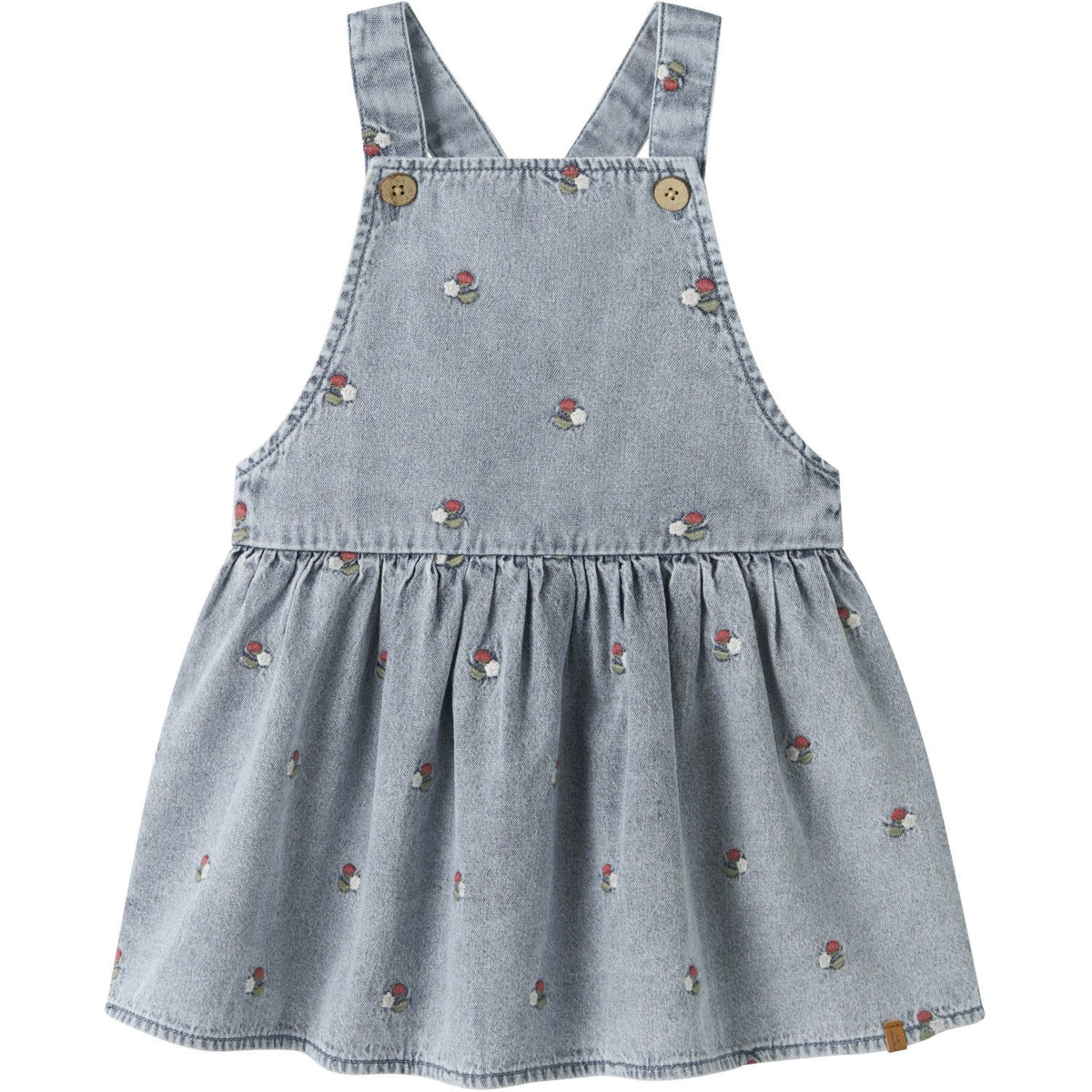 Lil'Atelier Medium Blue Denim Emb Nmffunda Dnm Emb Skirtall 2106-Fd Lil