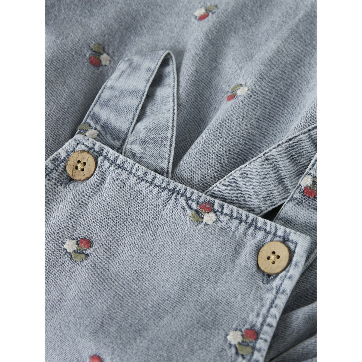 Lil'Atelier Medium Blue Denim Emb Nmffunda Dnm Emb Skirtall 2106-Fd Lil