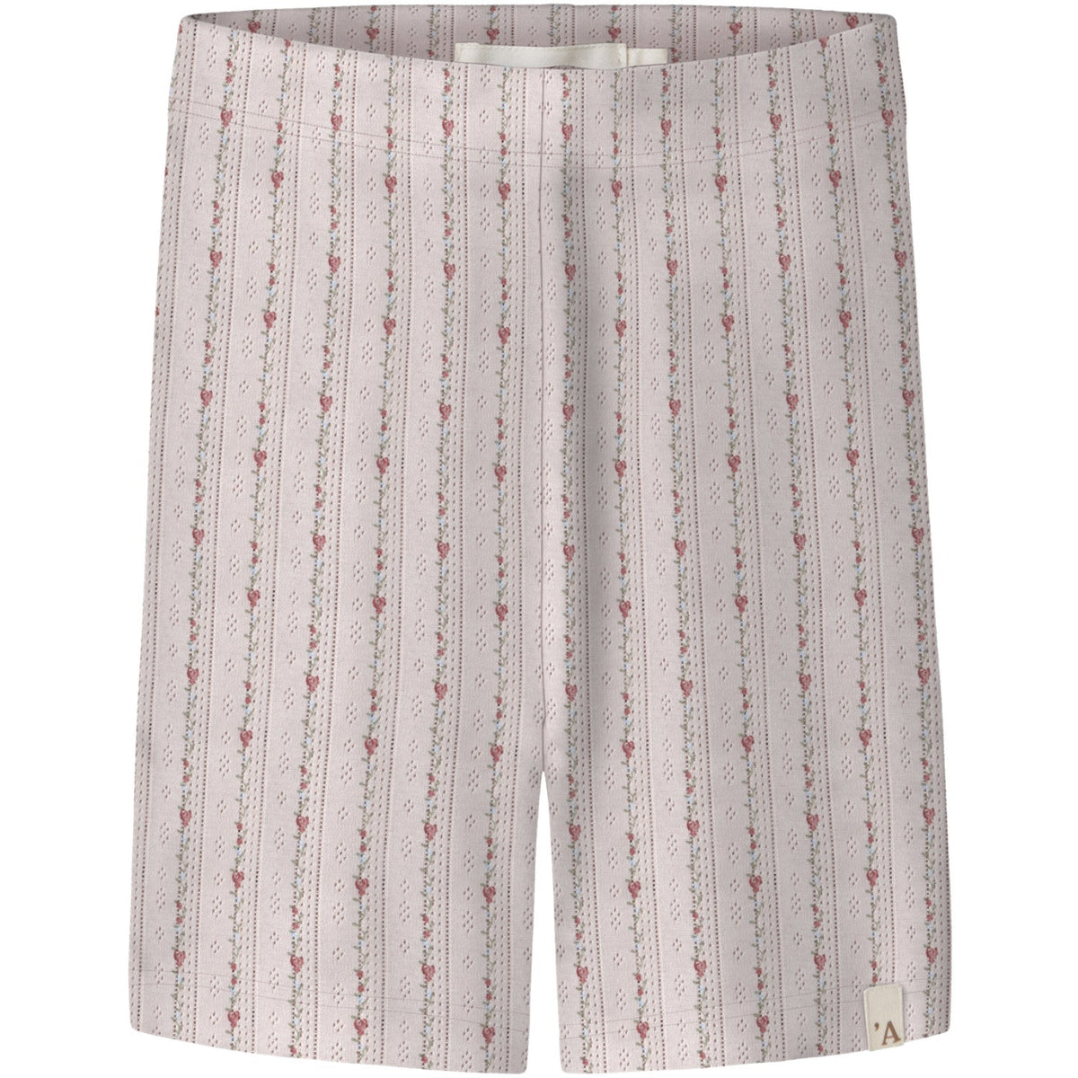 Lil'Atelier Morganite Flower Nmfrachello Duna Slim Biker Shorts Lil