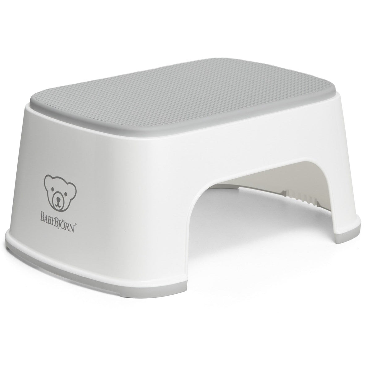 BabyBjörn White/Grey Børnetaburet