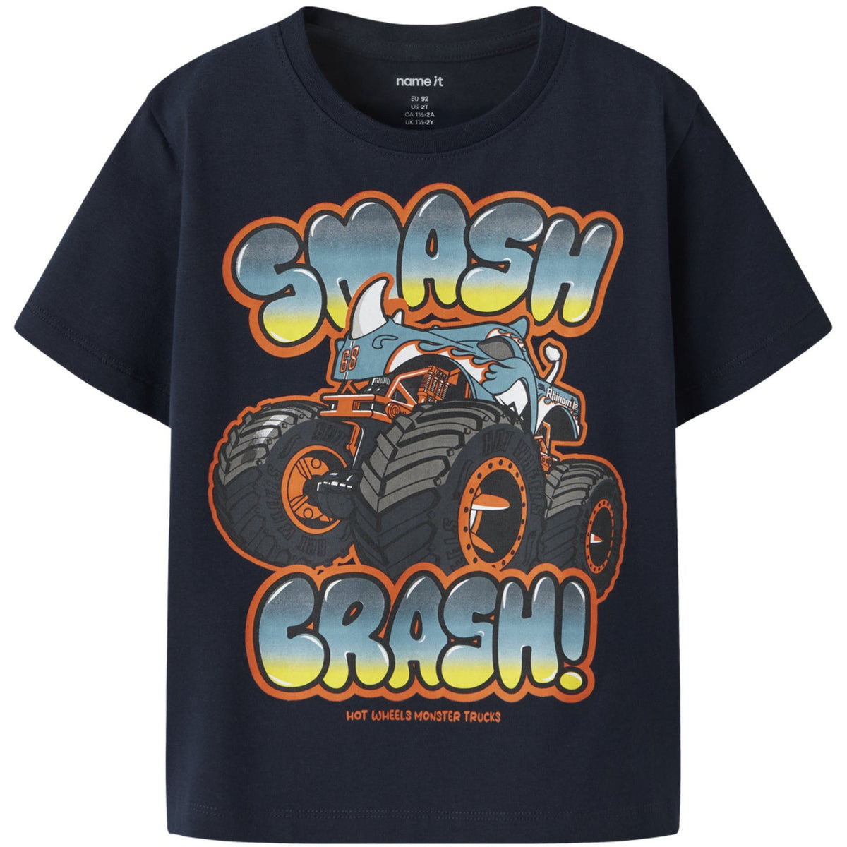 Name It Navy Blazer Nmmmore Hotwheels Ss Nreg Top Box Sky