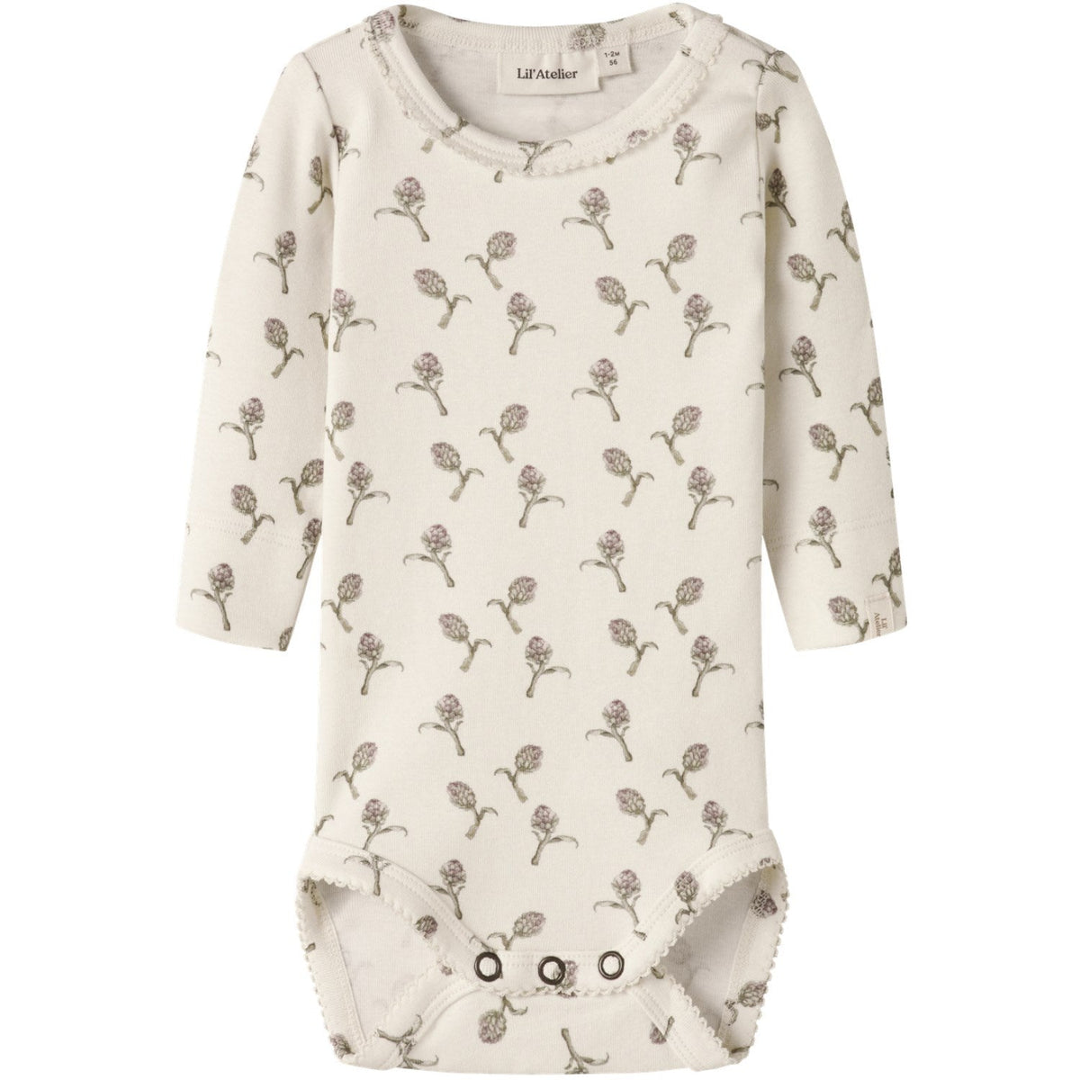 Lil'Atelier Turtledove Artichoke Nbfgayo Sig Ls Slim Body Lil
