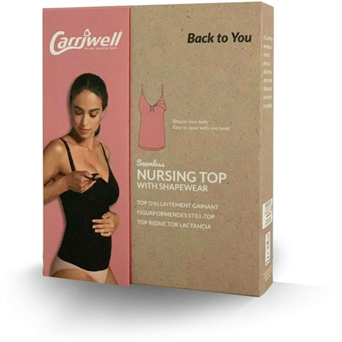 Carriwell Ammetop m. Shapewear Sort