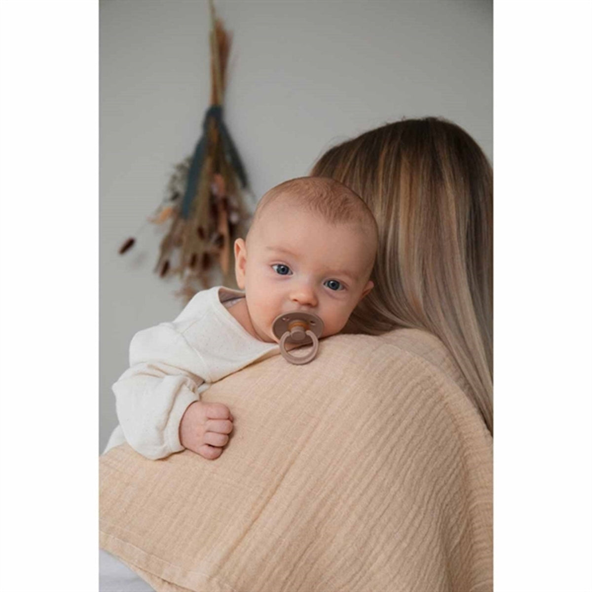 Bibs Colour Latex Sutter 2-pak Rund Mocha/Dark Oak