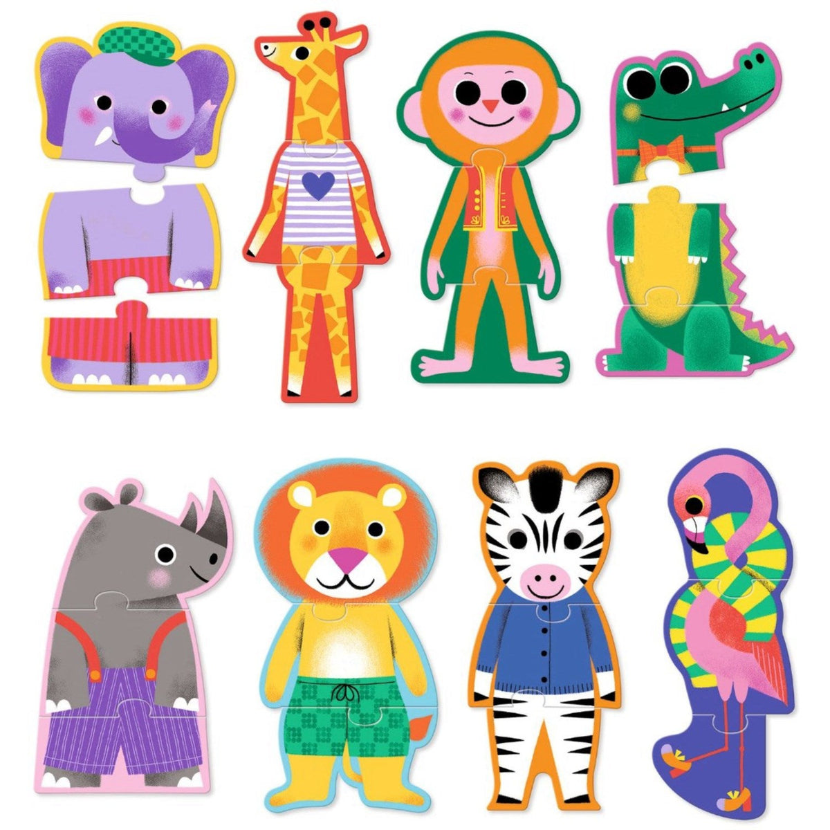 Djeco Puzzle Trio, Junglen