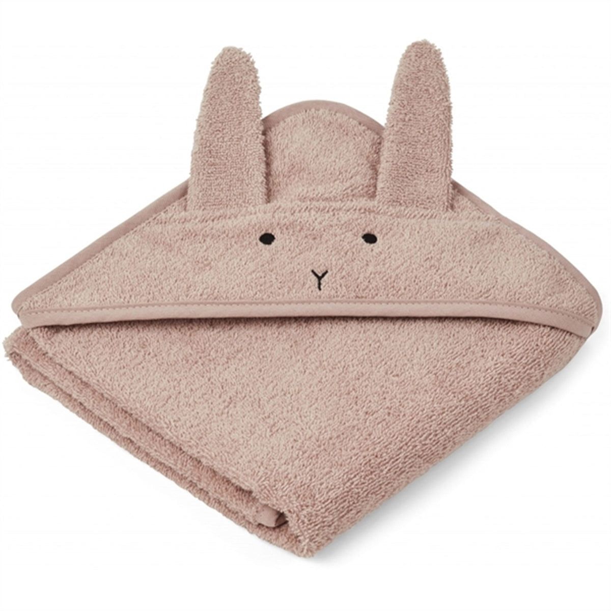 Liewood Albert Hooded Towel Rabbit Rose