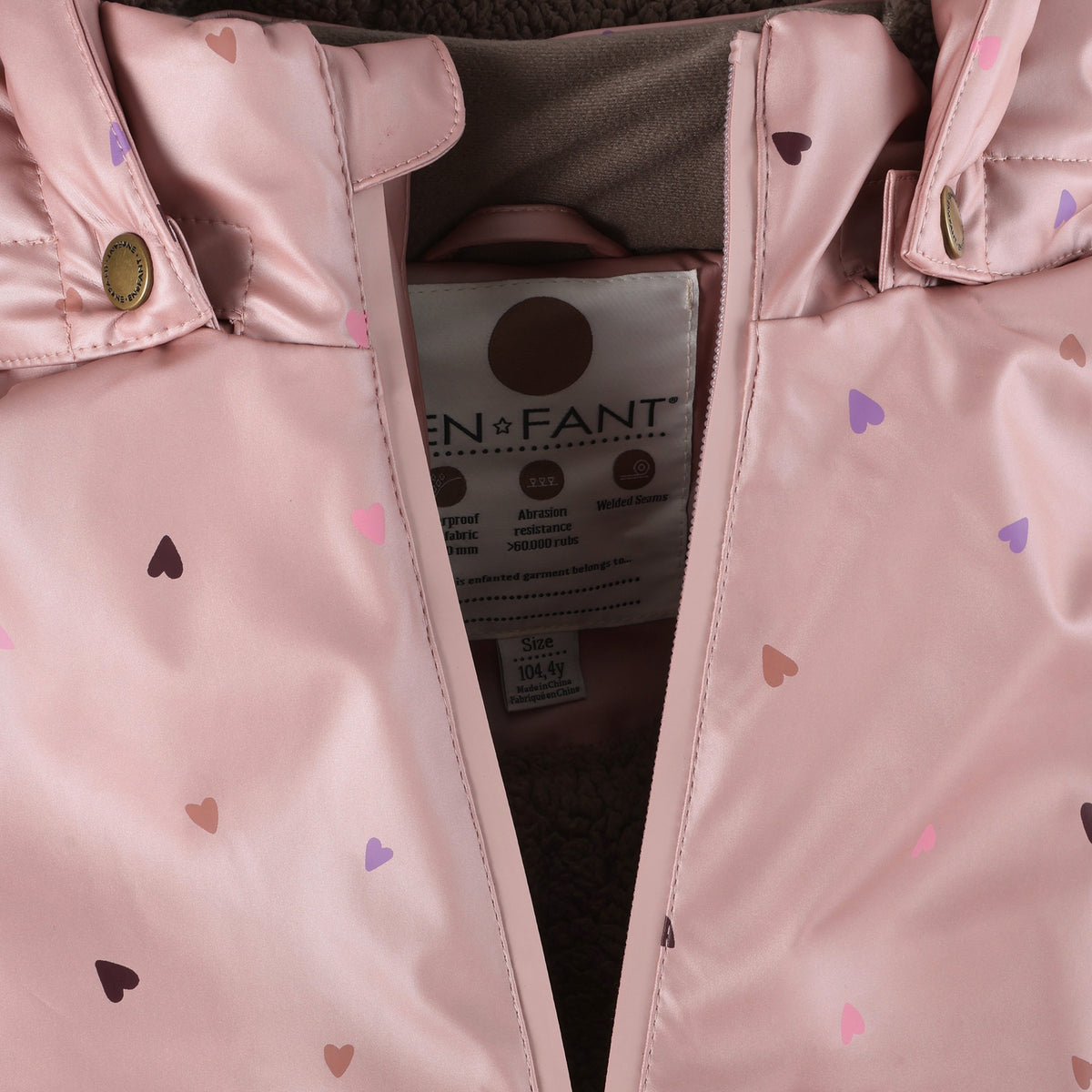 EnFant Gummiflyverdragt PU - Adobe Rose