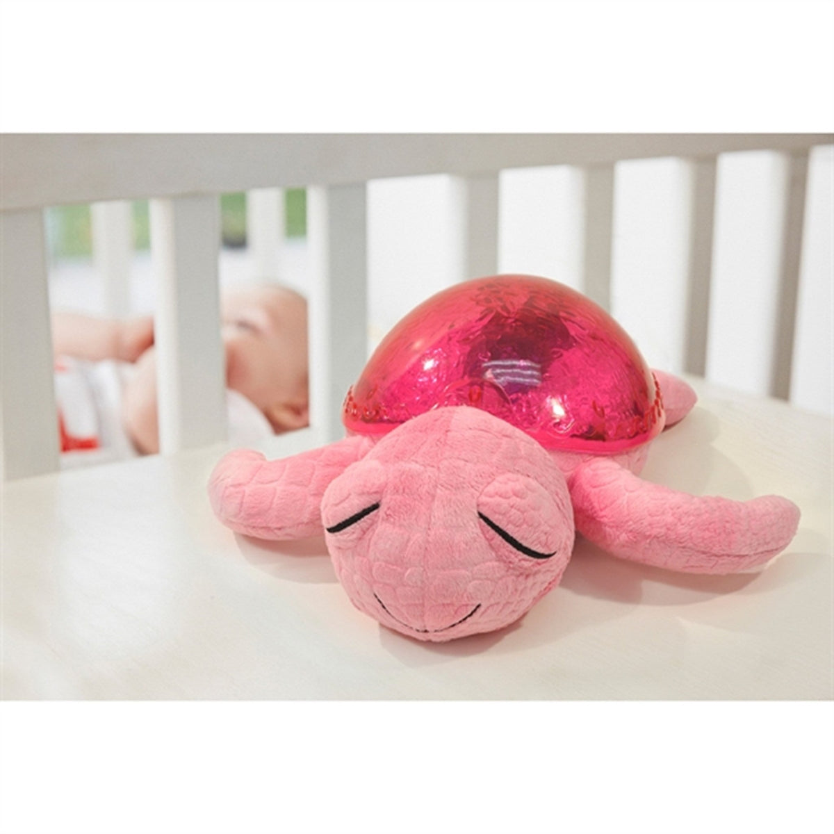 Cloud B Tranquil Turtle Natlampe Pink m. Lyd