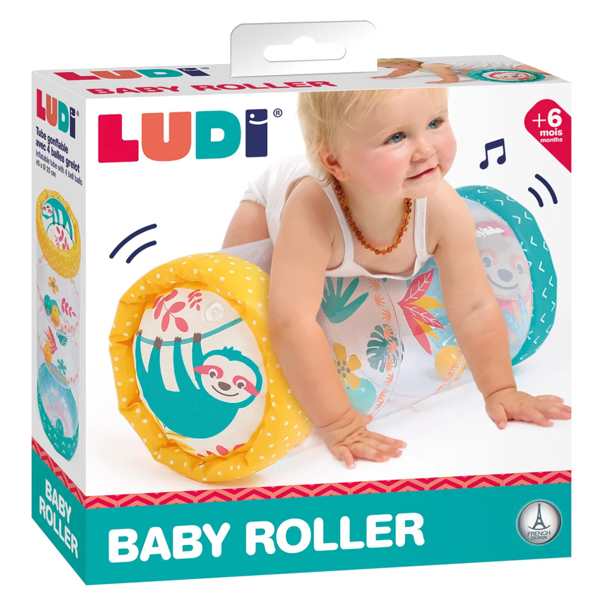 LUDI Oppustelig Cylinder - Dovendyr