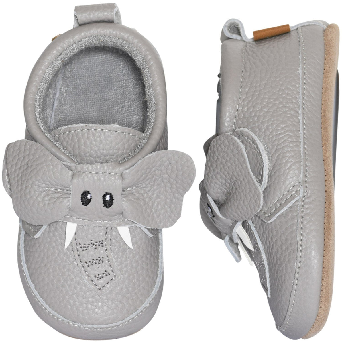 MELTON Opal Grey Elephant læderfutter