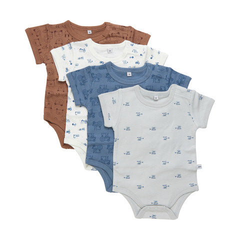 Body SS AO-printed (4-pack) - Blue Mirage