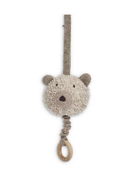Smallstuff Musik uro bamse, uld bouclé, natur melange