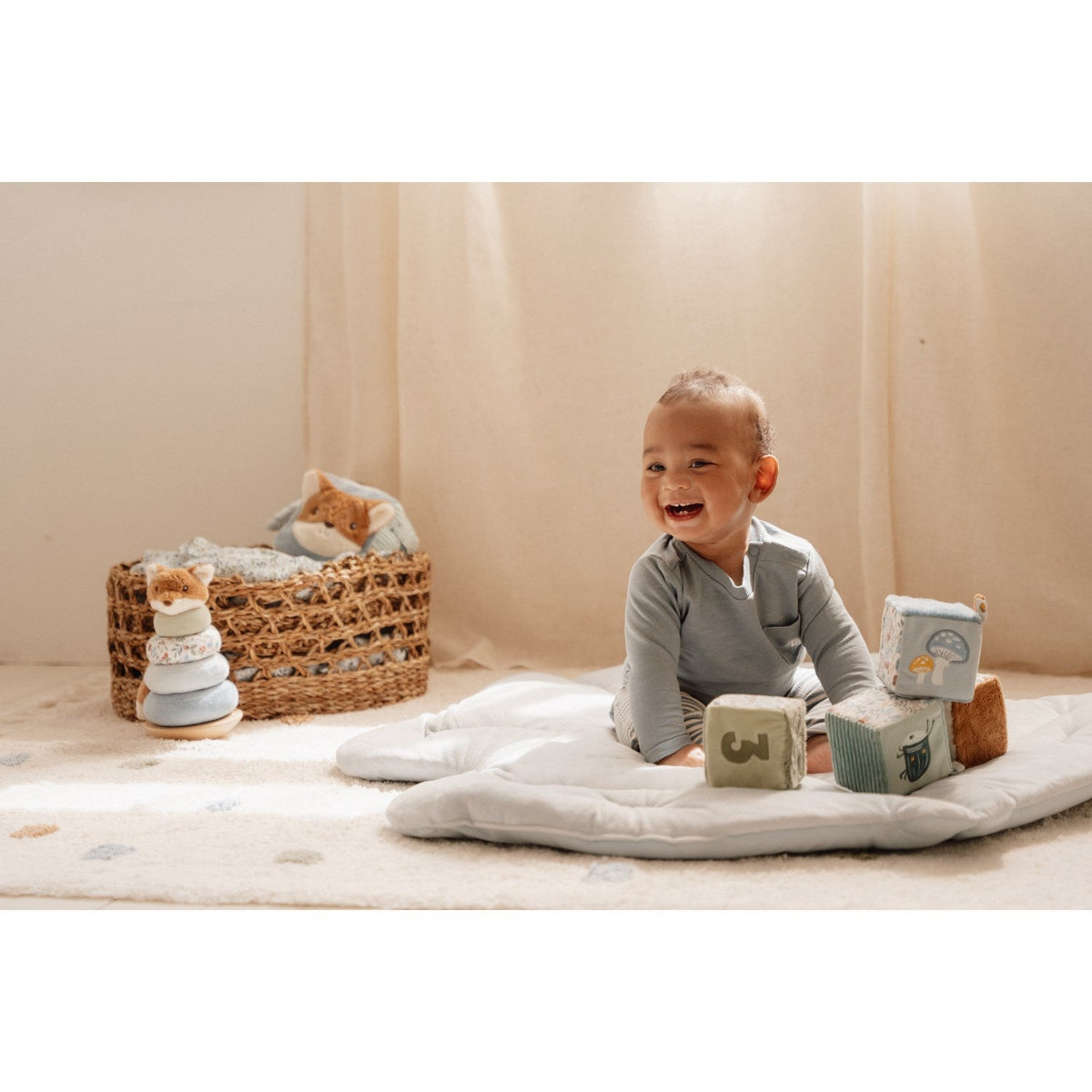 Little Dutch Forest Friends Blue Aktivitetsterninger 4-Pak