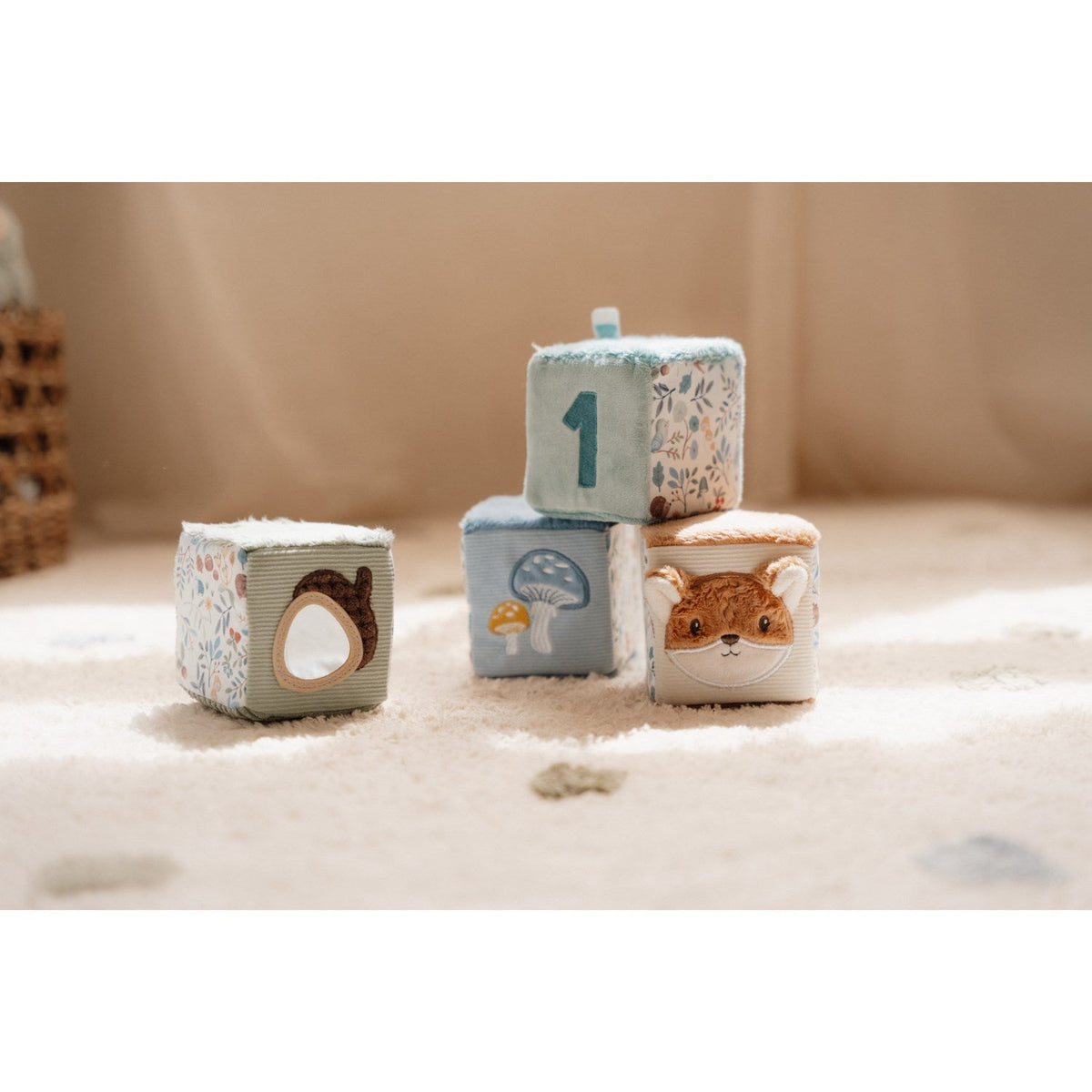 Little Dutch Forest Friends Blue Aktivitetsterninger 4-Pak