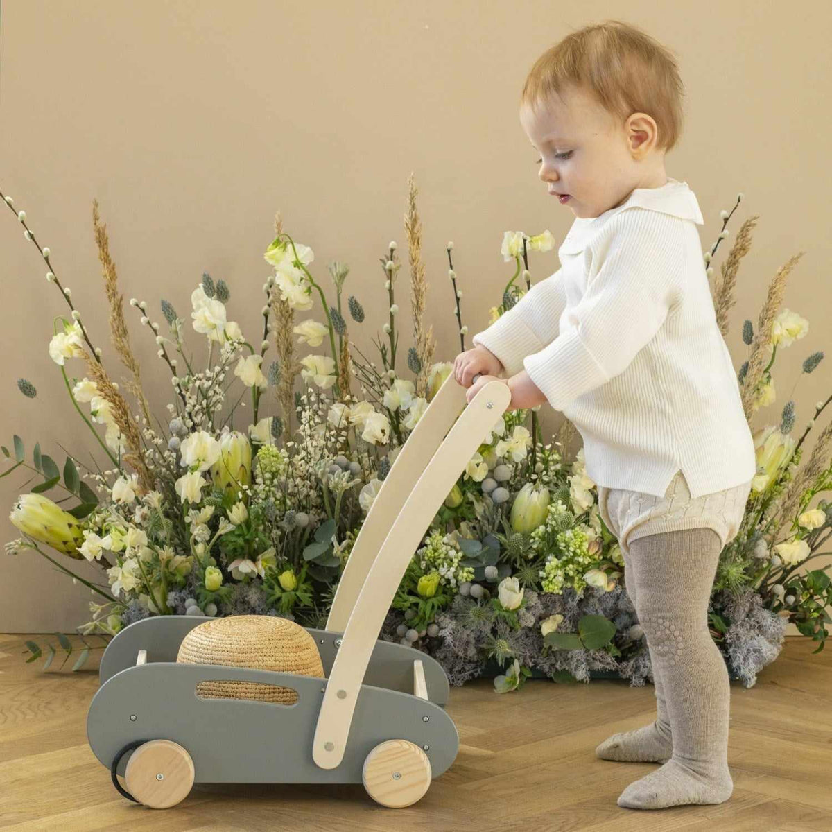 Gobabygo Sand Crawling Strømpebukser Organic Bomuld