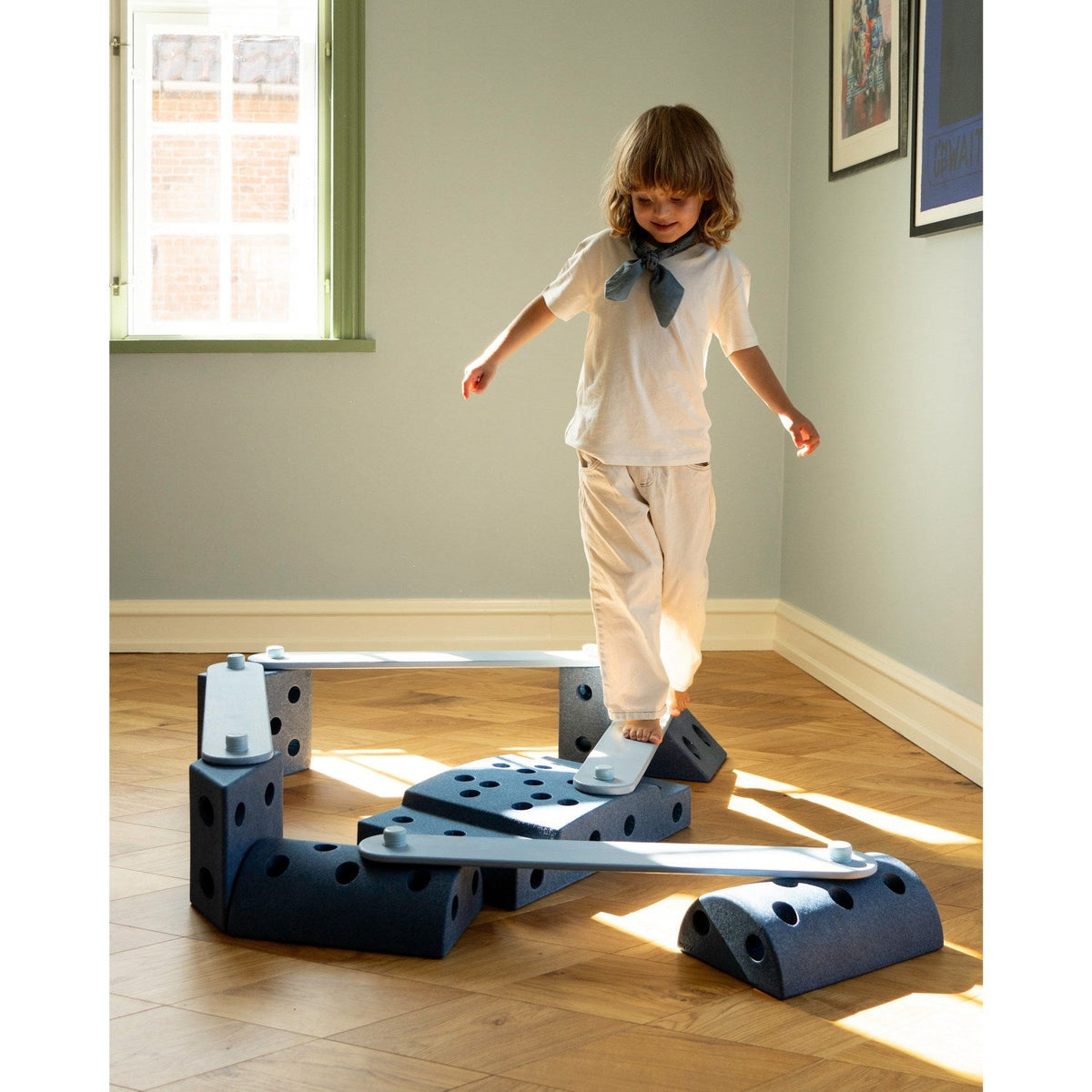 MODU 2x Balancebomme Sky Blue