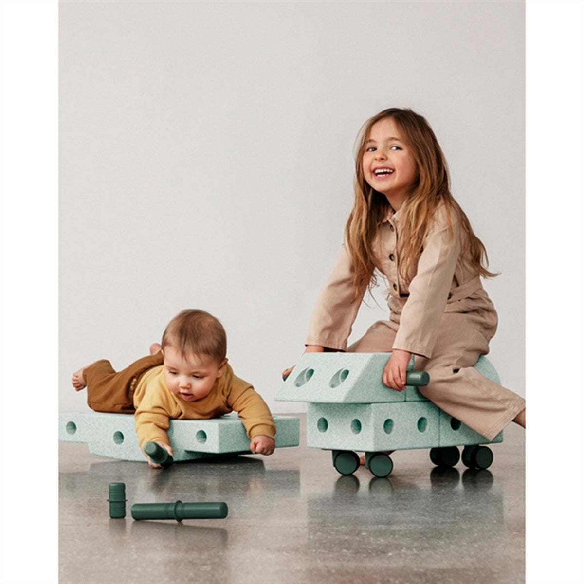MODU Explorer set Ocean Mint/Forest Green