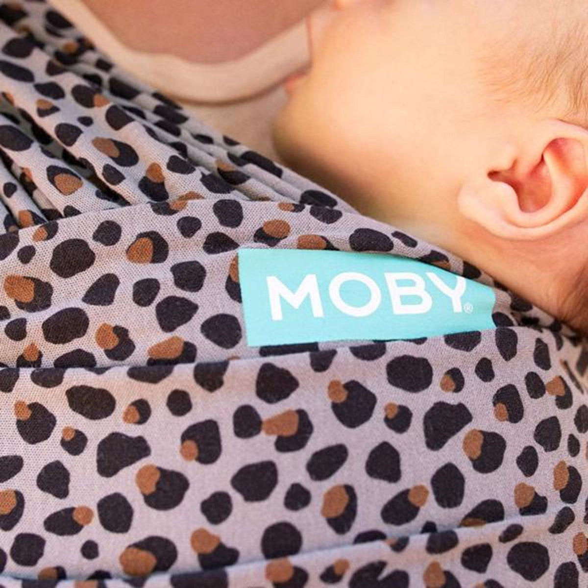 Moby Classic Wrap - Strækvikle Leopard