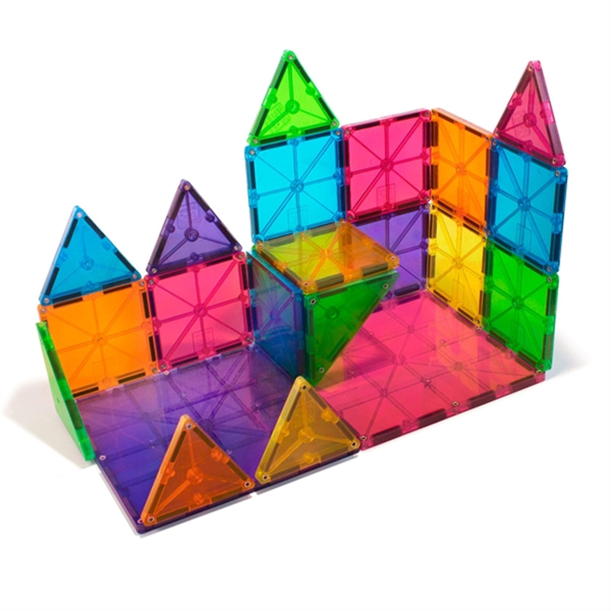 Magna-Tiles® Clear Colors - Magnetsæt 32 Dele